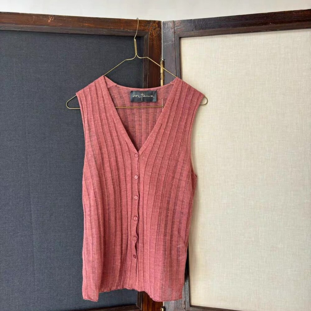 Cortana 2025 ANTICO knitted vest jacket